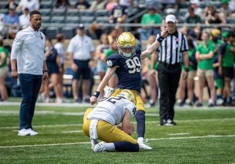 Notre Dame Kicker Blake Grupe 99 Editorial Stock Photo - Stock Image ...