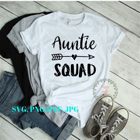 Auntie Squad Svg Aunt Svg Best Aunt Ever Svg BAE Svg Aunt - Etsy