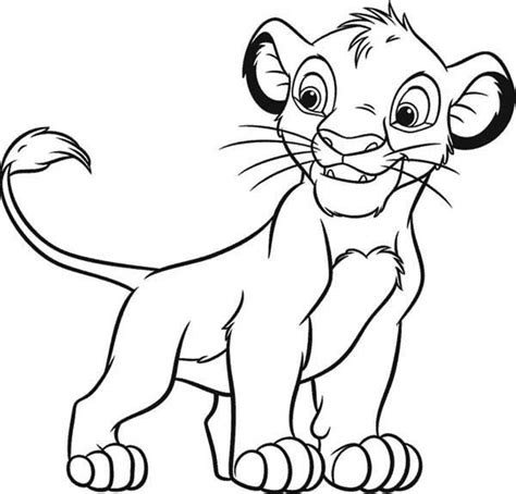 Lion King Coloring Pages Simba | Free Coloring Pages