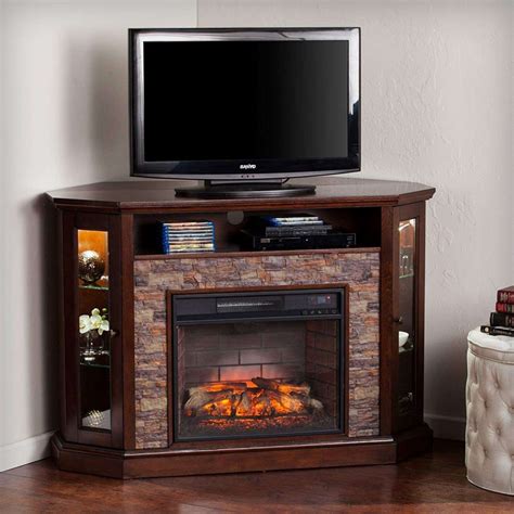 Southern Enterprises Redden Corner Electric Fireplace TV Stand Review