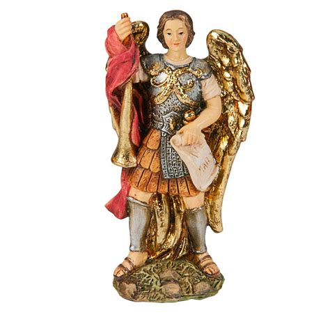 St.Gabriel, Handpainted 4in Statue - St. Jude Shop, Inc.