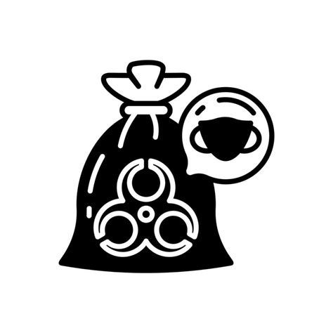 Biohazard Waste icon in vector. Illustration 27277123 Vector Art at ...