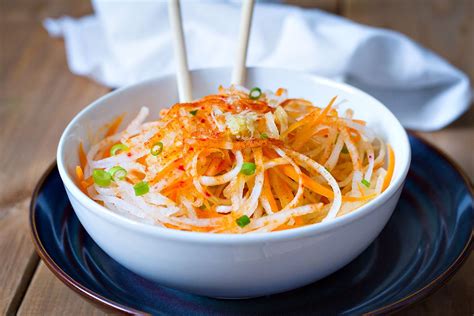 Carrot and Daikon Noodle Salad Recipe — Eatwell101