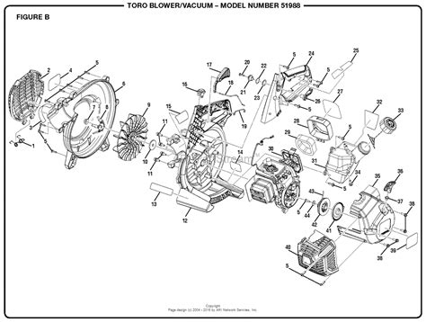 Toro Electric Leaf Blower Parts Diagram