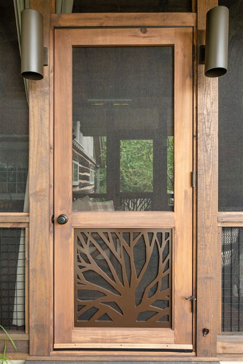 Branches Single Screen Door - The Porch CompanyThe Porch Company | Wood ...