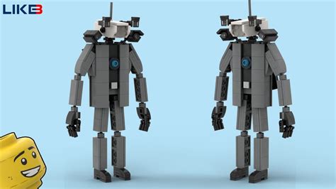 Lego Skibidi Toilet Upgraded Titan Speakerman Cameraman Mech Tutorial ...