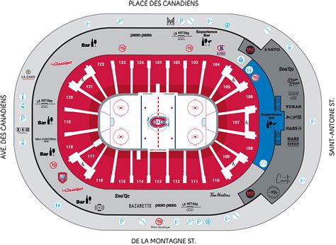 Bell Centre - Venue maps