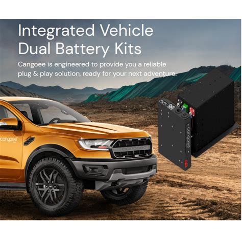 Lithium Auxiliary Battery Kit - Ford Ranger | Marks 4WD