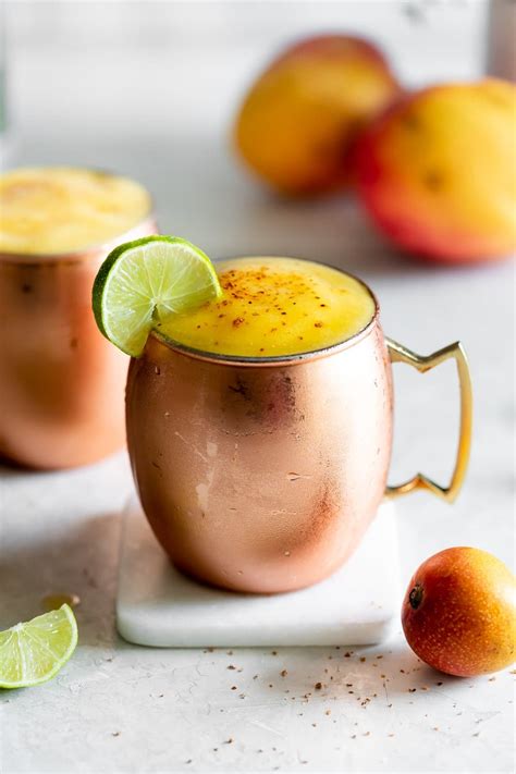 Frozen Mango Moscow Mule Recipe - A Sassy Spoon