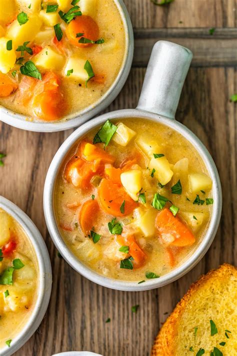 Cheesy Potato Soup Recipe - The Cookie Rookie® in 2023 | Cheesy potato ...