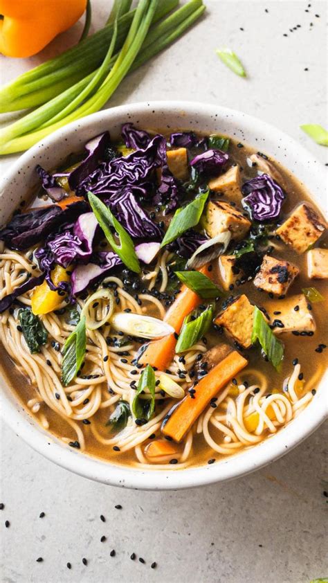 Veggie Packed Vegan Miso Ramen - That Vegan Babe