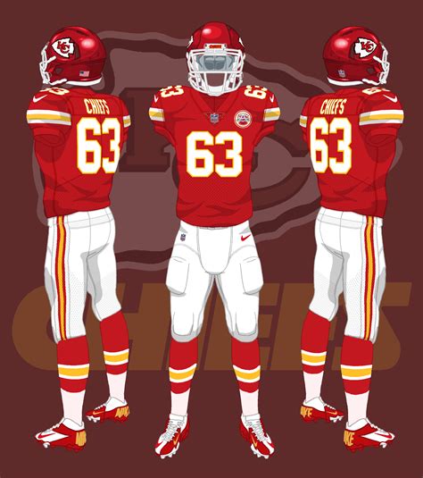 Kansas City Chiefs uniforms by CoachFieldsOfNOLA on DeviantArt