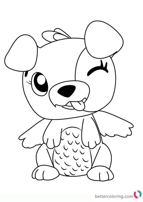 Puppit from Hatchimals Coloring Pages - Free Printable Coloring Pages