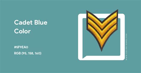 Cadet Blue color hex code is #5F9EA0