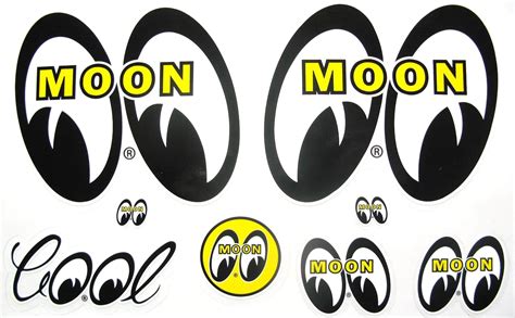 Mooneyes Hot Rod Decals Custom Car Vehicle Stickers : Amazon.co.uk ...