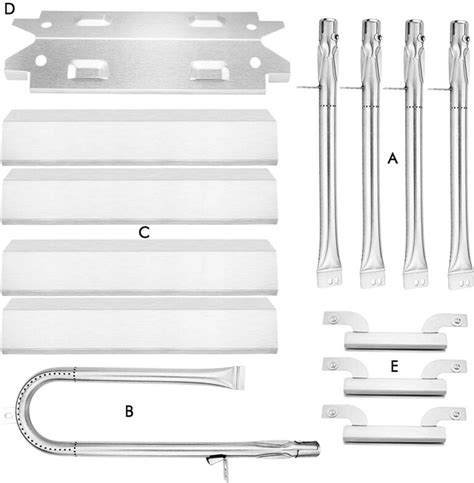 Grill Replacement Parts Kit for Brinkmann 810-3660-S, 810-3661-F ...