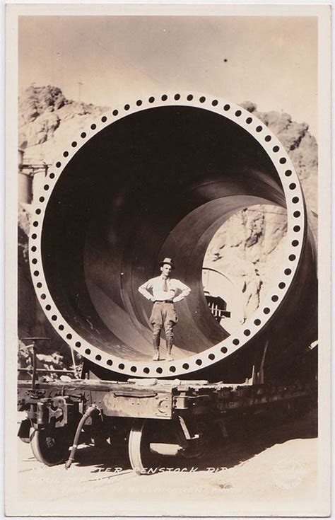 Man Standing in Pipe Boulder Dam – Homobilia