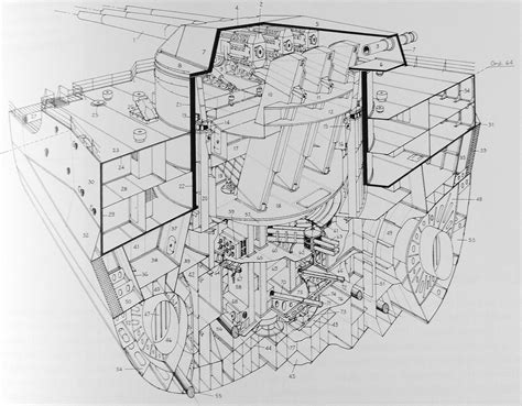 Cut-away Diagram of a Littorio-class Battleship at the Aft… | Flickr