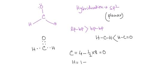 SOLVED: What is true about the CH2O molecule? Carbon utilizes sp2 ...