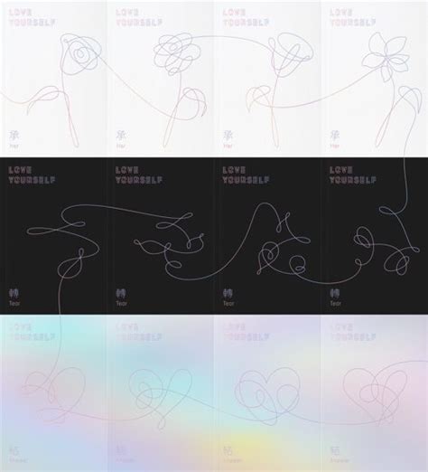 Love Yourself Album Covers - BTS 101