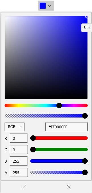 About WinUI SfDropDownColorPicker control | Syncfusion