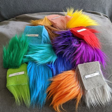 Fur Color Samples Choose from 60 colors | Etsy