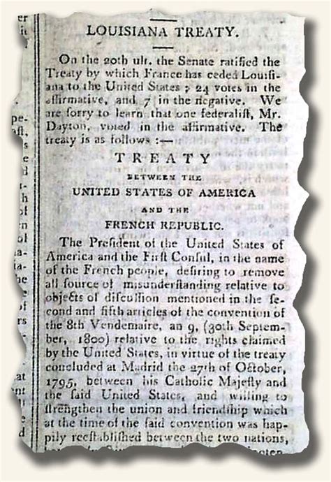 Louisiana Treaty. | AMERICAN VINTAGE(We can still learn from it ...