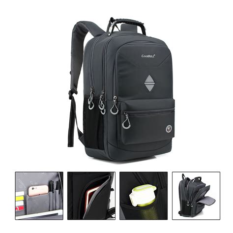 High Capacity Travel Backpack School Bags Waterproof Nylon Male ...