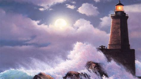 Desktop Wallpaper Lighthouse Storm - WallpaperSafari