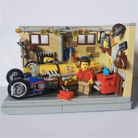 "Garage!" - Moc / LegoGallifrey - #lego #garage #racing #drivebrick ...