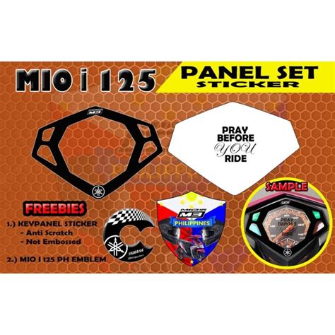 YAMAHA MIO I 125 PANEL GAUGE PROTECTOR W/ FREEBIES / MIO I 125 ...