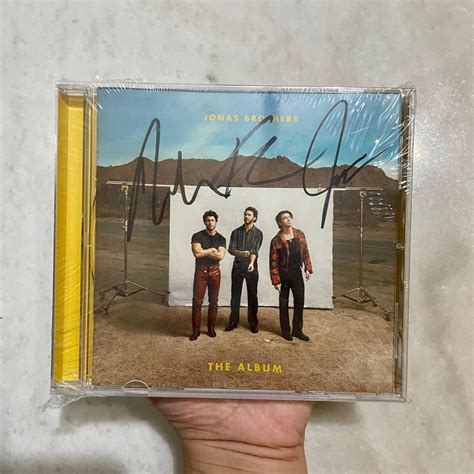 Jonas Brothers Signed CD (The Album) on Carousell