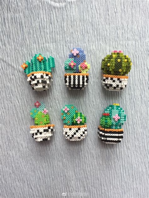 Cactus Perler Bead Designs