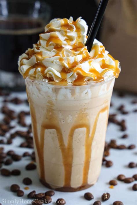 This Starbucks Caramel Frappuccino copycat recipe is sweet, creamy ...