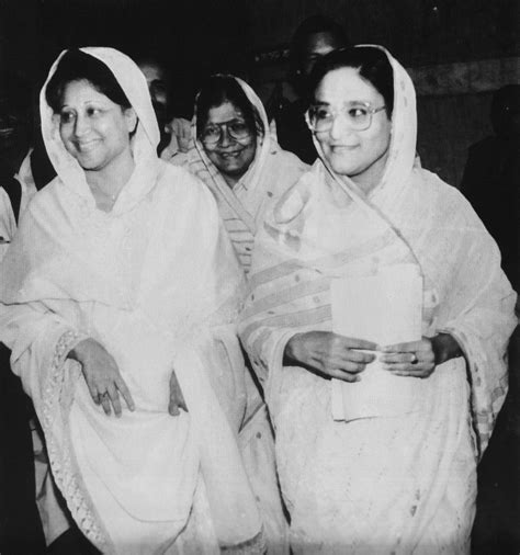 The leaders of the ruling parties Sheikh Hasina & Khaleda Zia, in a ...