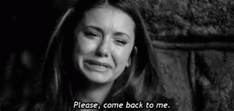 Please Come Back GIF - Please Come Back To Me Elena Gilbert Vampire ...