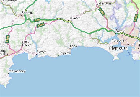 MICHELIN Looe map - ViaMichelin