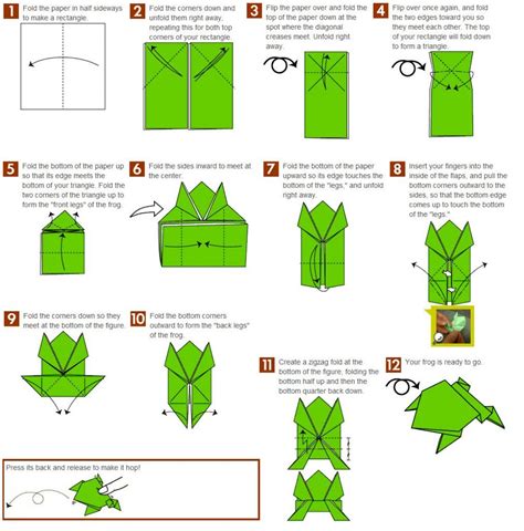 How To Make A Jumping Frog Origami - Origami