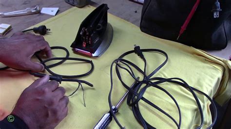 Old Black & Decker Iron (cord replacement) - YouTube