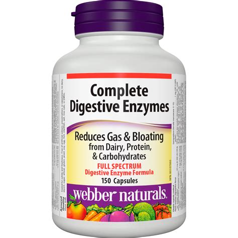 Complete Digestive Enzymes Full Spectrum | Webber Naturals