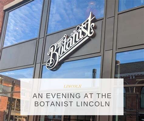 Lincoln: An Evening at The Botanist Lincoln - Daisy Elizabeth