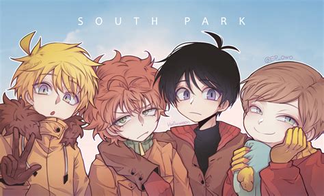 Встроенное | Dibujos, South park, Estilo de anime