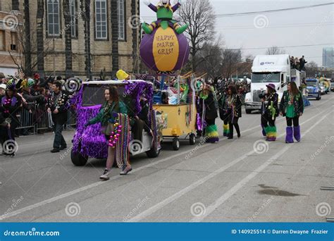 Mardi Gras Soulard St. Louis 2019 Editorial Stock Image - Image of ...