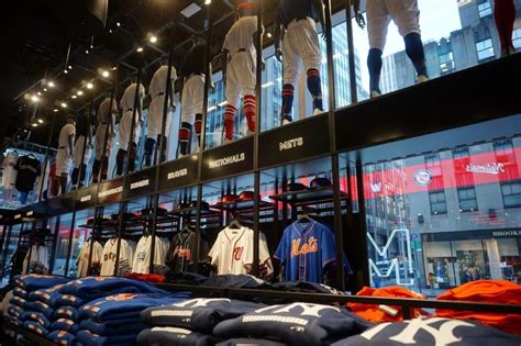 The store for baseball fans in New York City, the MLB Store