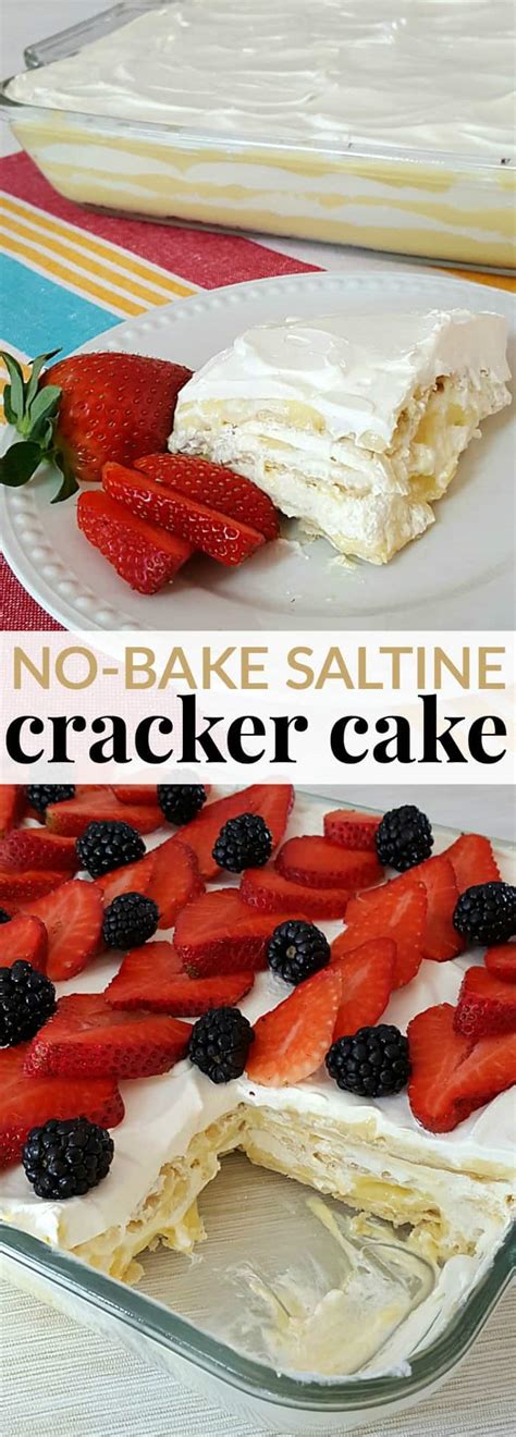 NO BAKE SALTINE CRACKER CAKE | Mommy Moment