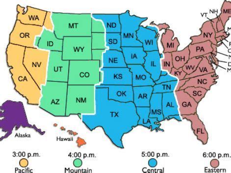 Printable Us Time Zone Map With States - Freddi Bernardina