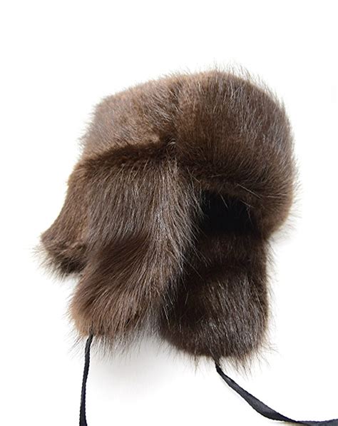 Stay Warm and Stylish with our Natural Beaver Fur Winter Hat | Perfect ...