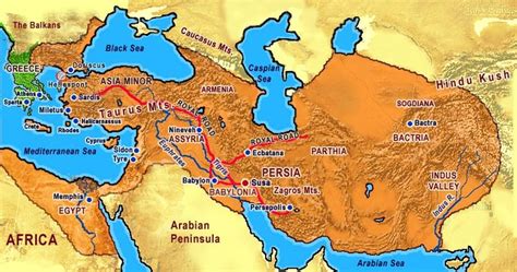 Ancient Persia World Map