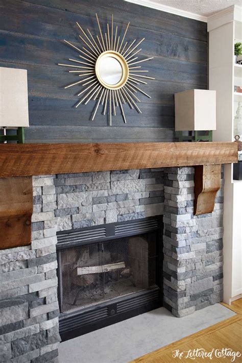 Corner Brick Fireplace Makeover | FIREPLACE DESIGN IDEAS