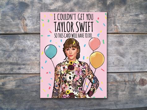 Taylor Swift Birthday Card Free Printable - Image to u